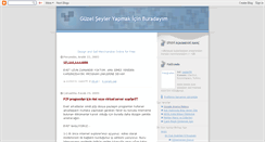 Desktop Screenshot of caglarsariali.blogspot.com