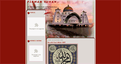 Desktop Screenshot of firman-tuhan.blogspot.com