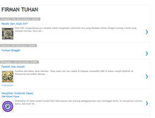 Tablet Screenshot of firman-tuhan.blogspot.com