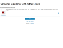 Tablet Screenshot of consumer-experience-arthurspools.blogspot.com