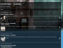 Tablet Screenshot of livescripts.blogspot.com