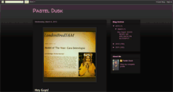 Desktop Screenshot of pasteldusk.blogspot.com