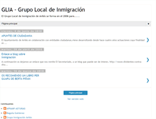 Tablet Screenshot of grupoinmigracionaviles.blogspot.com