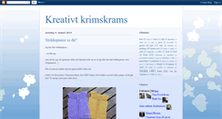 Desktop Screenshot of kreativtkrimskrams.blogspot.com