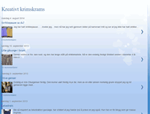 Tablet Screenshot of kreativtkrimskrams.blogspot.com