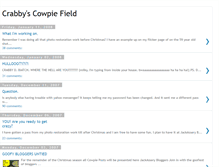 Tablet Screenshot of cowpiefield.blogspot.com