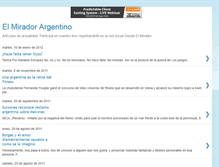 Tablet Screenshot of elmiradorargentino.blogspot.com