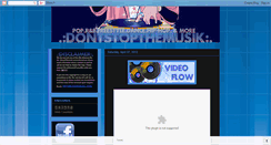 Desktop Screenshot of dontstopthemusik.blogspot.com