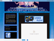 Tablet Screenshot of dontstopthemusik.blogspot.com