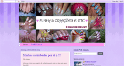 Desktop Screenshot of lenecriatividades2.blogspot.com