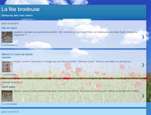 Tablet Screenshot of lafeebrodeuse.blogspot.com