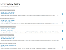 Tablet Screenshot of livehockeyvideostreaming.blogspot.com