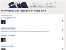 Tablet Screenshot of nadiasindi.blogspot.com