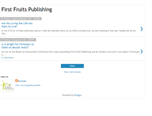 Tablet Screenshot of firstfruitspublishing-kwanza.blogspot.com