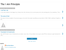Tablet Screenshot of iamprinciple.blogspot.com