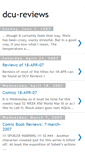 Mobile Screenshot of dcu-reviews.blogspot.com