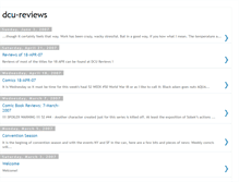 Tablet Screenshot of dcu-reviews.blogspot.com