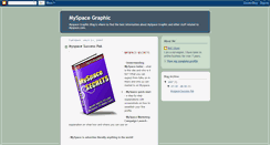 Desktop Screenshot of myspace-graphic.blogspot.com