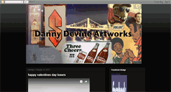 Desktop Screenshot of dannydevineart.blogspot.com