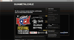 Desktop Screenshot of guiametalchile.blogspot.com