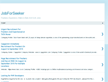 Tablet Screenshot of jobforseeker.blogspot.com