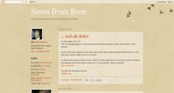 Desktop Screenshot of news-from-bree.blogspot.com