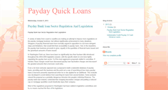 Desktop Screenshot of paydayquickloans.blogspot.com