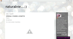 Desktop Screenshot of basia86-naturalnie.blogspot.com