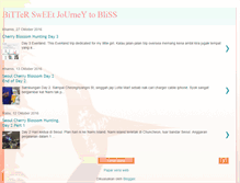 Tablet Screenshot of bittersweetjourneytobliss.blogspot.com