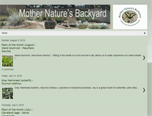 Tablet Screenshot of mother-natures-backyard.blogspot.com