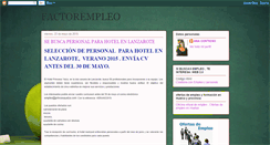 Desktop Screenshot of factorempleo.blogspot.com