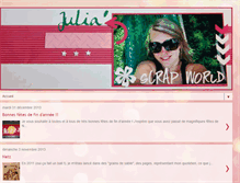 Tablet Screenshot of juliascrapworld.blogspot.com