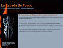 Tablet Screenshot of laespadadefuego.blogspot.com