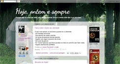 Desktop Screenshot of hojeontemsempre.blogspot.com