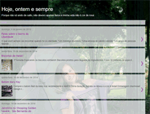 Tablet Screenshot of hojeontemsempre.blogspot.com