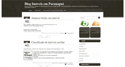 Desktop Screenshot of imoveisparanagua.blogspot.com