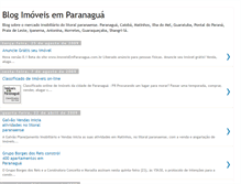 Tablet Screenshot of imoveisparanagua.blogspot.com