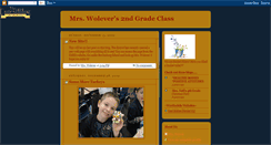 Desktop Screenshot of mrswolevers2ndgrade.blogspot.com