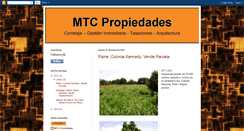 Desktop Screenshot of mtcpropiedades.blogspot.com