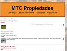 Tablet Screenshot of mtcpropiedades.blogspot.com