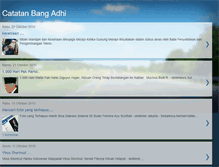 Tablet Screenshot of catatanbangadhi.blogspot.com