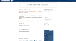 Desktop Screenshot of money-for-bloggers.blogspot.com
