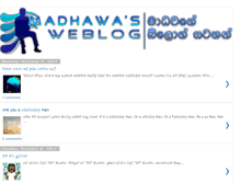 Tablet Screenshot of madhawaweblog.blogspot.com