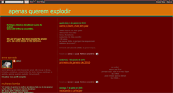 Desktop Screenshot of apenasqueremexplodir.blogspot.com