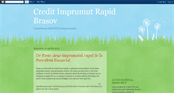 Desktop Screenshot of credit-imprumut-rapid-brasov.blogspot.com