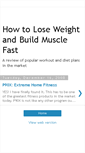 Mobile Screenshot of howtoloseweightandtonemusclefast.blogspot.com