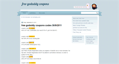 Desktop Screenshot of coupons-godaddy.blogspot.com