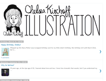 Tablet Screenshot of chelseakirchoffillustration.blogspot.com