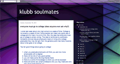 Desktop Screenshot of klubbsoulmates.blogspot.com