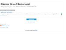 Tablet Screenshot of diasporavascainternacional.blogspot.com